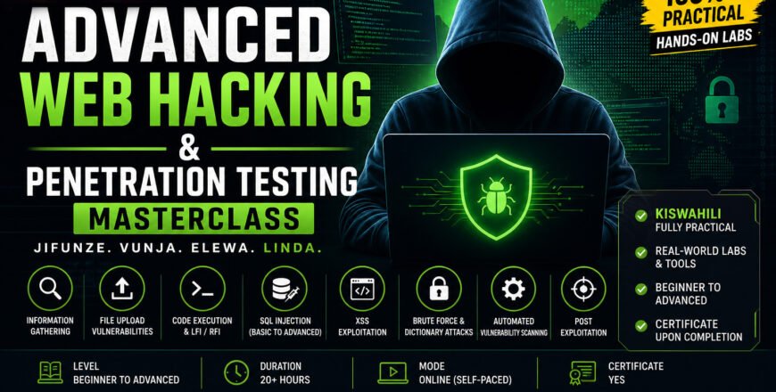Advanced Web Hacking & Penetration Testing Masterclass - SomaTaaluma - somataaluma